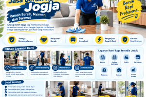 Jasa Bersih Rumah Jogja Profesional untuk Rumah Bersih, Nyaman, dan Terawat