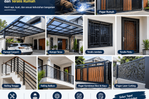 Tukang Las Jogja untuk Pembuatan Pagar, Kanopi dan Teralis Rumah